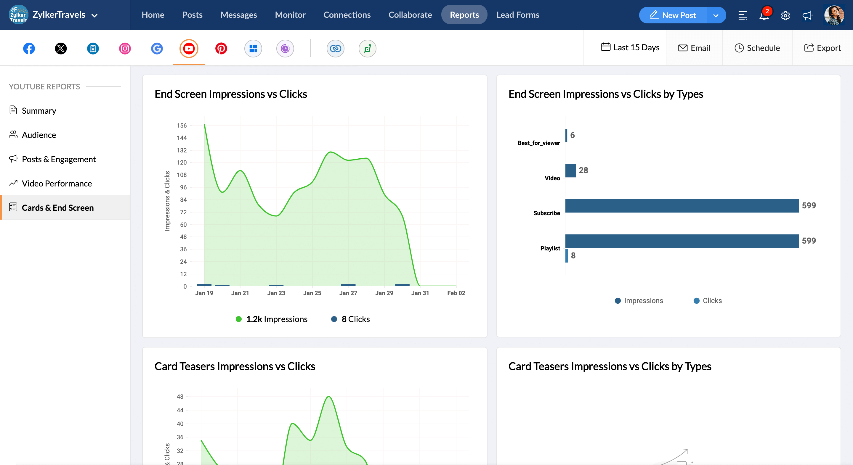 Gather insights through reports