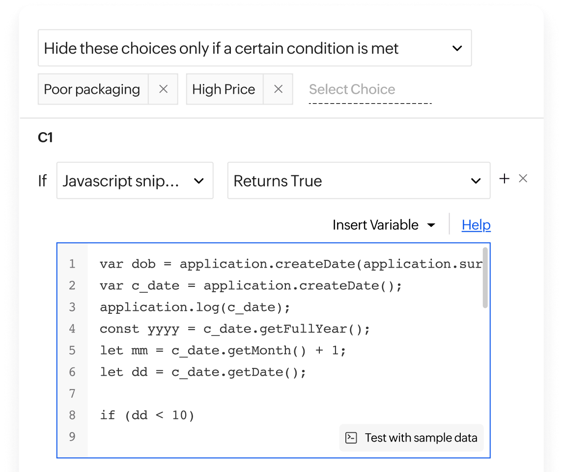 Take complete control with a custom script
