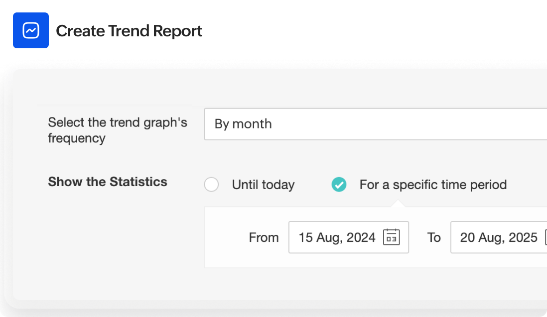 Analyze responses over time