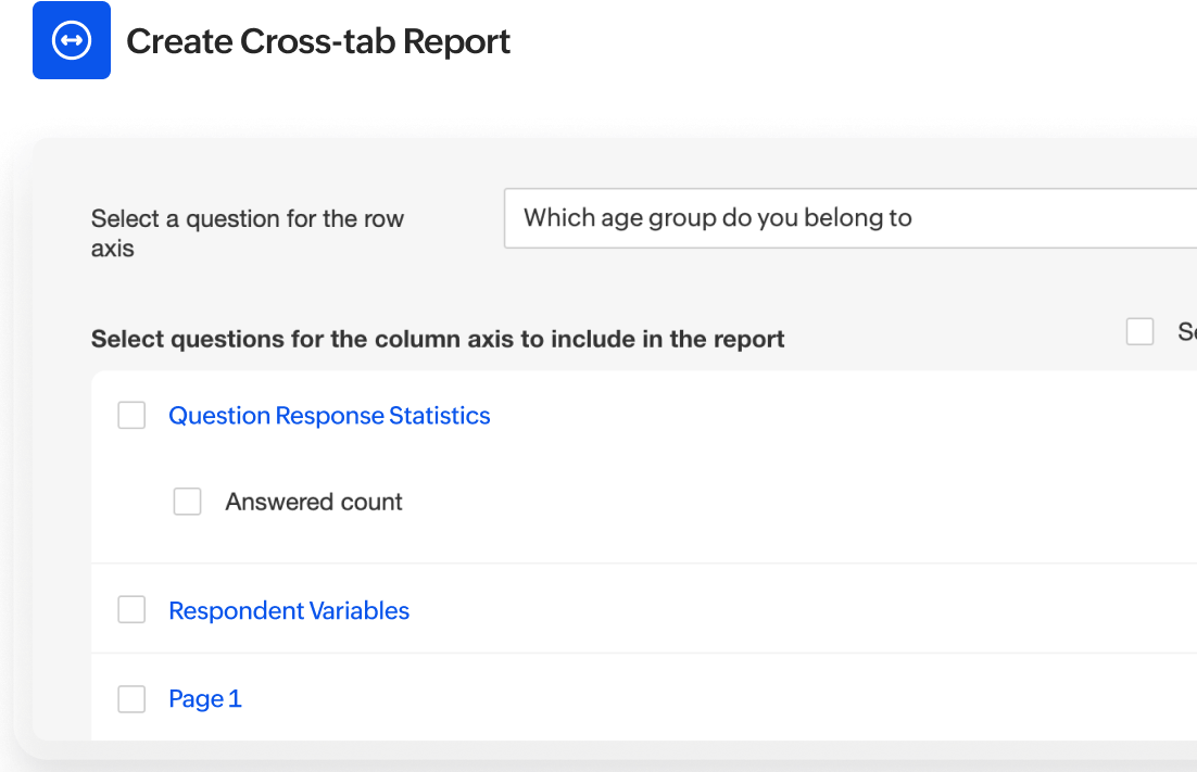 Compare answers side by side