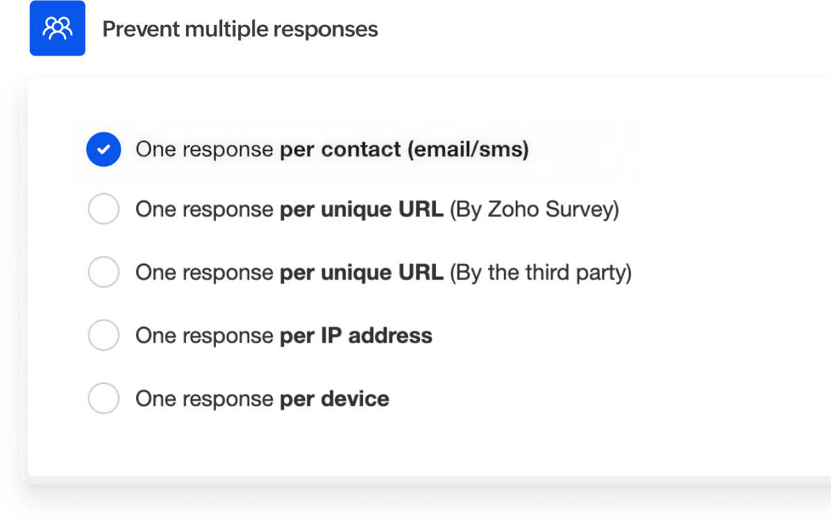 Wave goodbye to duplicate responses