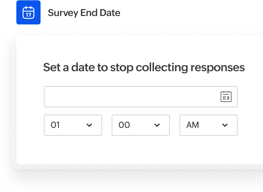 Automatically close surveys on a specific date