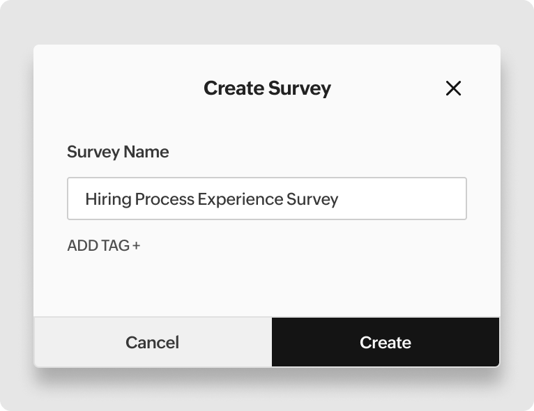 Create surveys