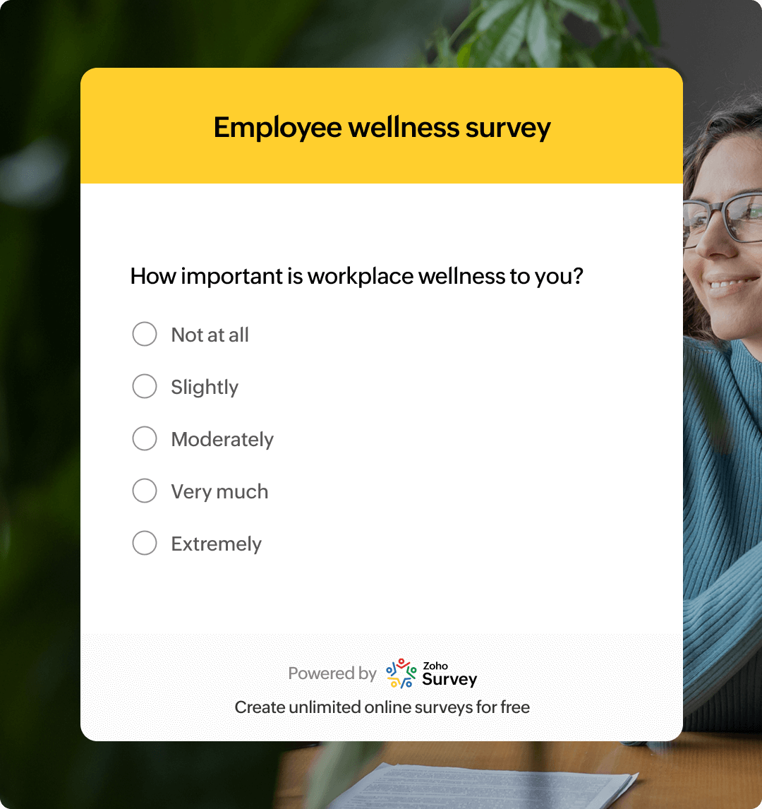 Employee wellness survey