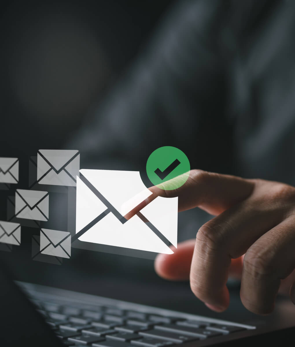 Email for pre- and post-visit surveys