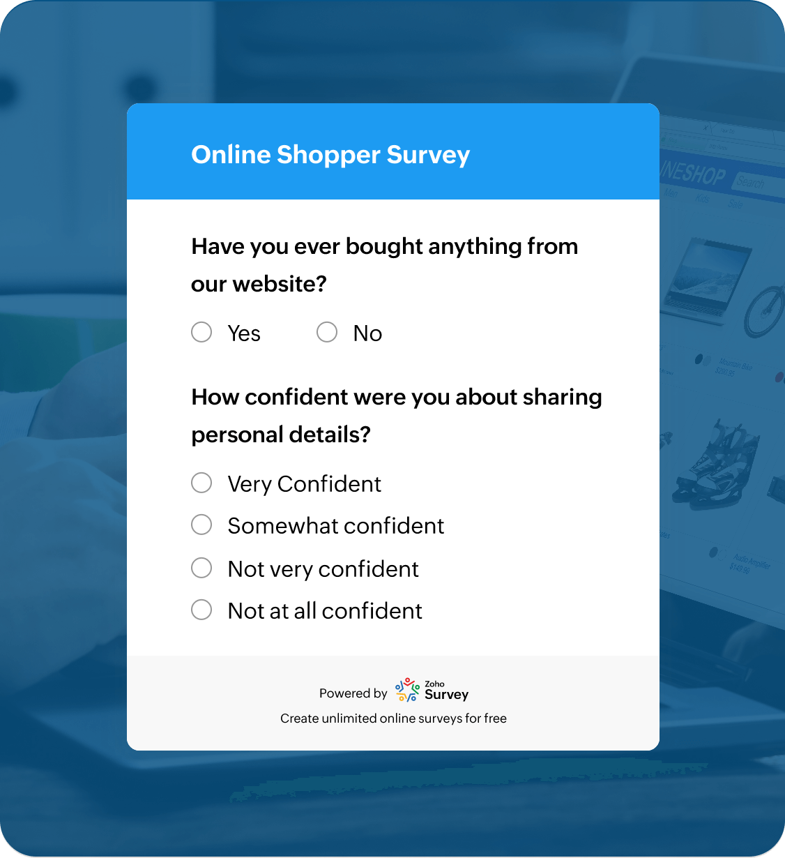 online shopper survey questionnaire template
