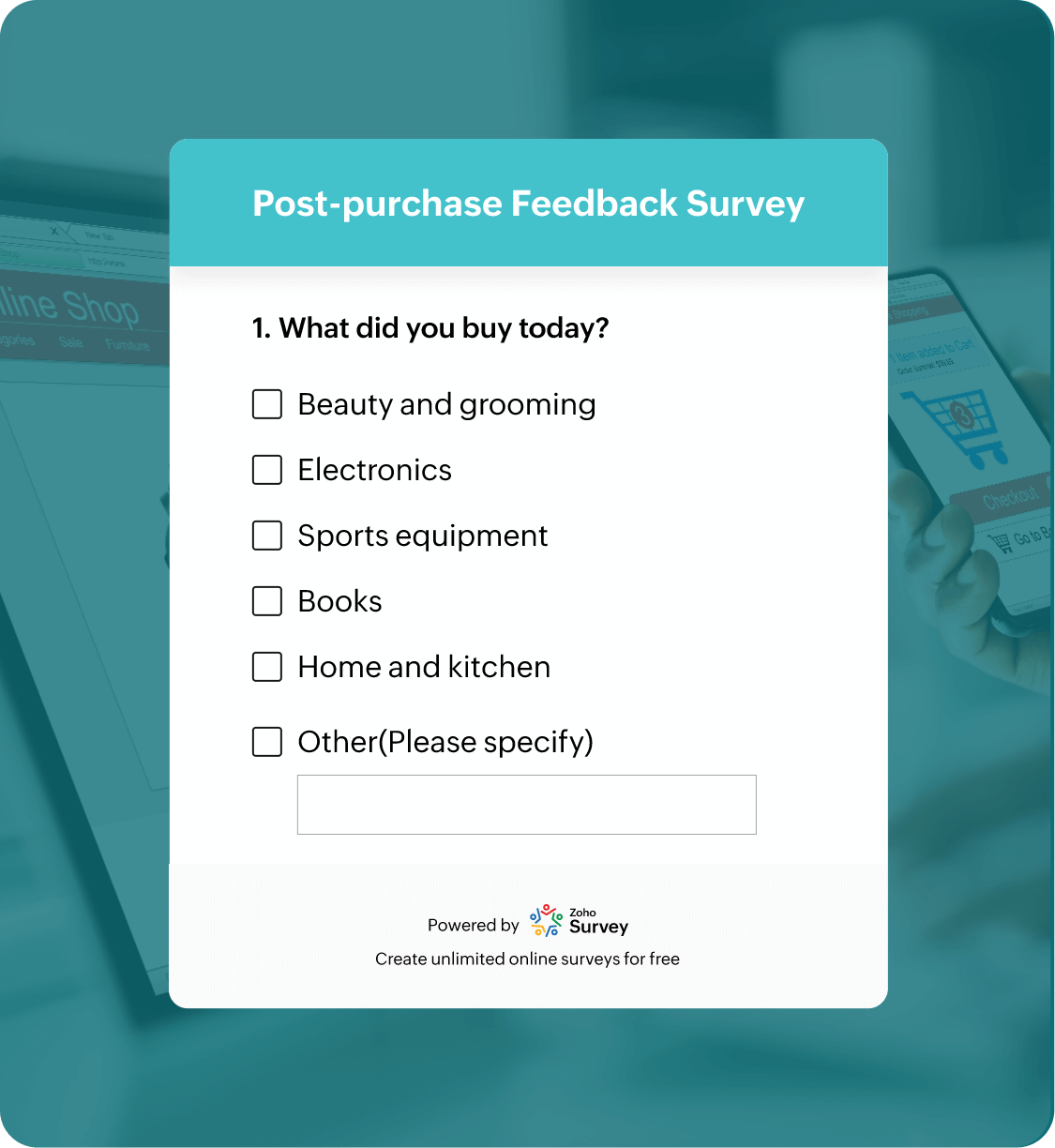 Post-purchase Feedback Survey Questionnaire template
