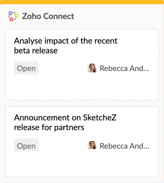 All Zoho Tasks in one view