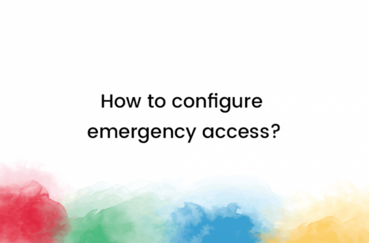 password manager emergency access
