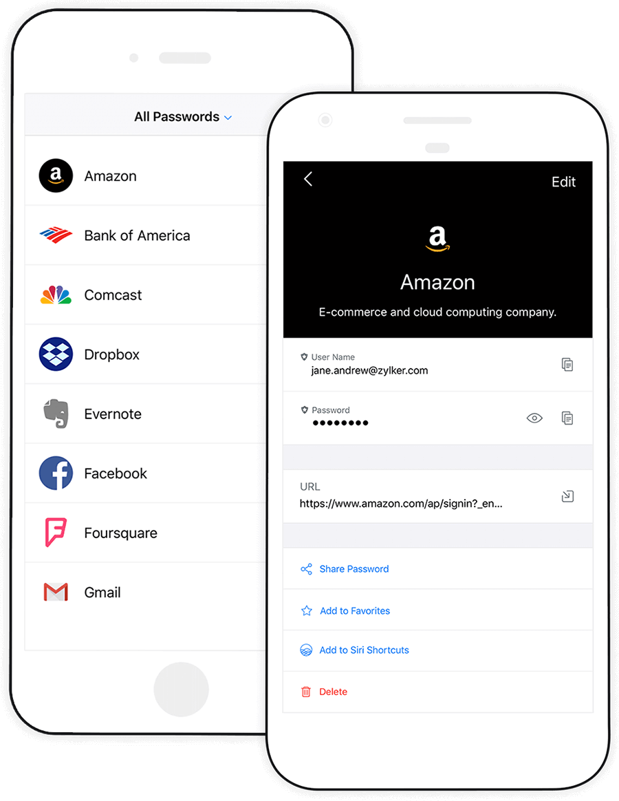 Password manager with free sync