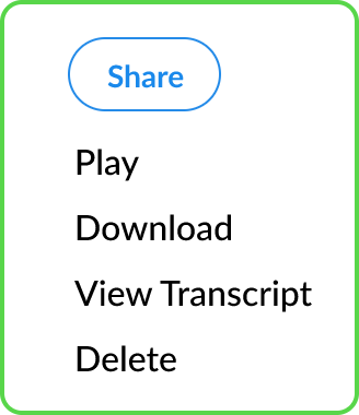 Easily view, share, and download your key notes anytime
