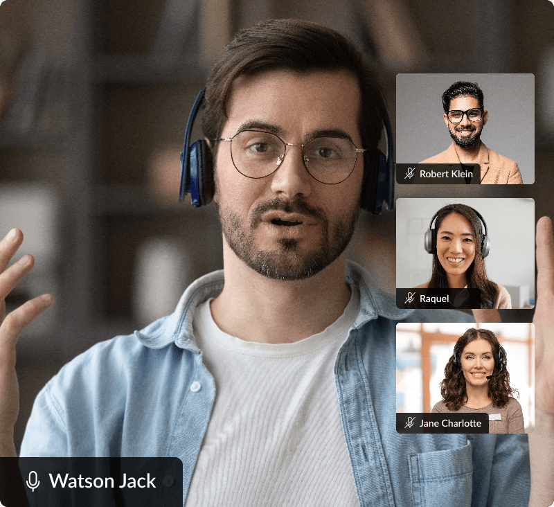 virtual conference software - Zoho Webinar