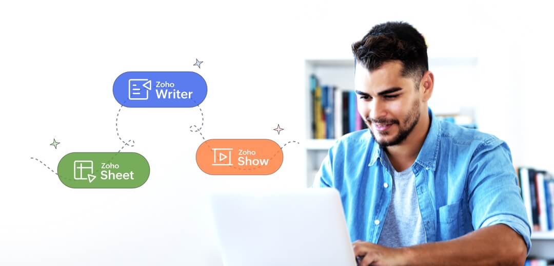 Zoho WorkDrive's built-in office suite