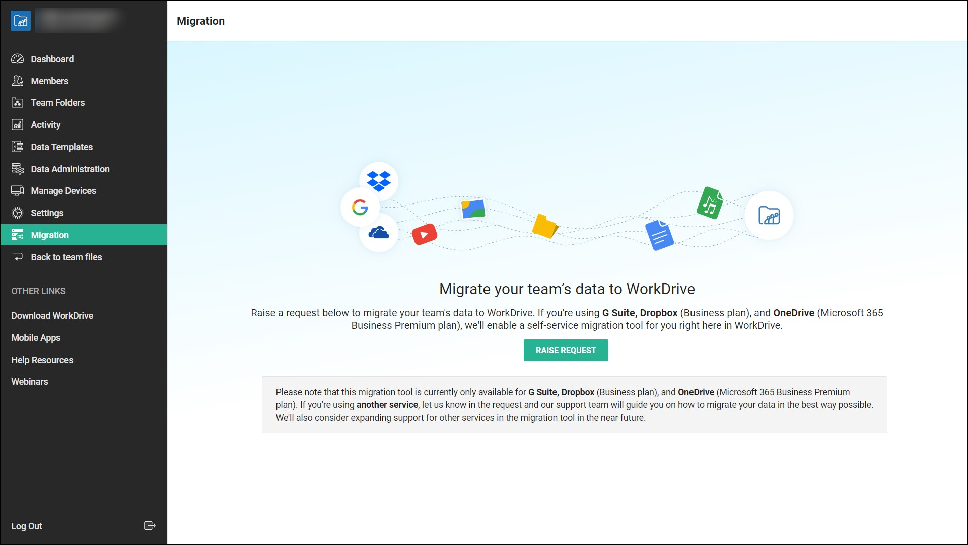 User Preferences in WorkDrive