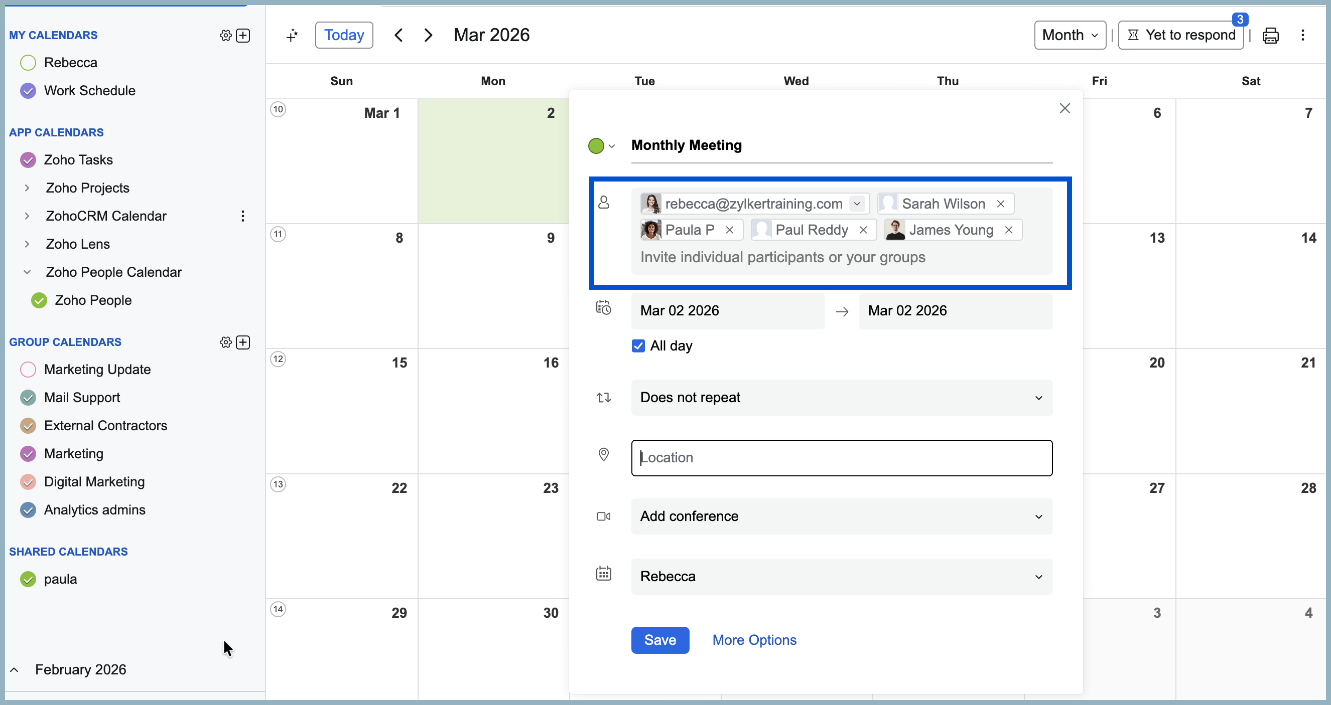 Send invites Send invites