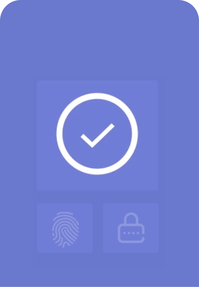 Multifactor authentication in Zoho Workplace showing a shield icon, representing strong security and admin control over devices.
