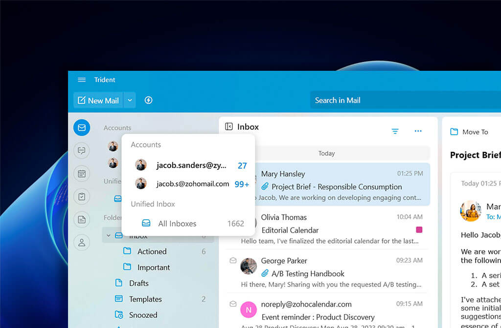 تطبيق Trident لـ Workplace: متوفر الآن لكل الخطط