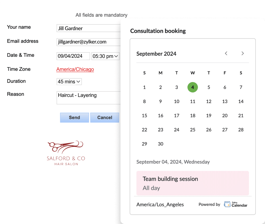 Simplify your appointments