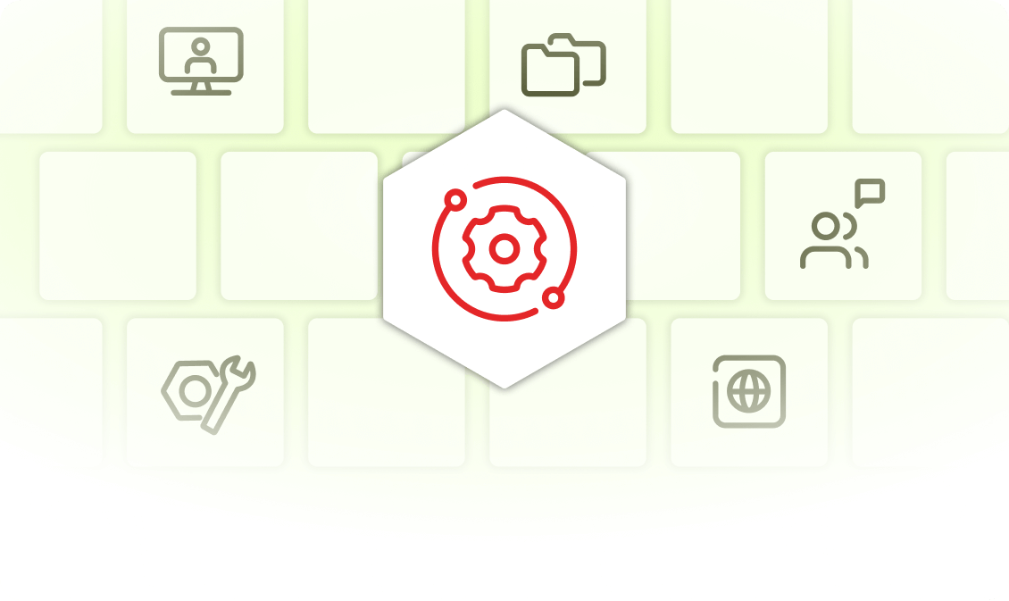 Visual representation of Zoho Workplace's fully integrated suite showing connected business applications working together seamlessly