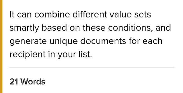 متوسط طول الجملة