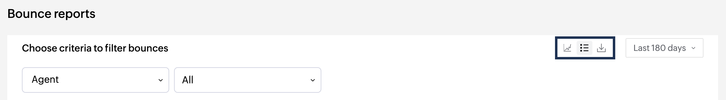 Chart options Chart options