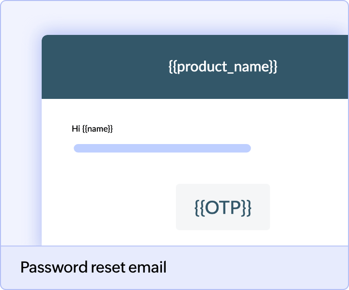 Password Reset Email
