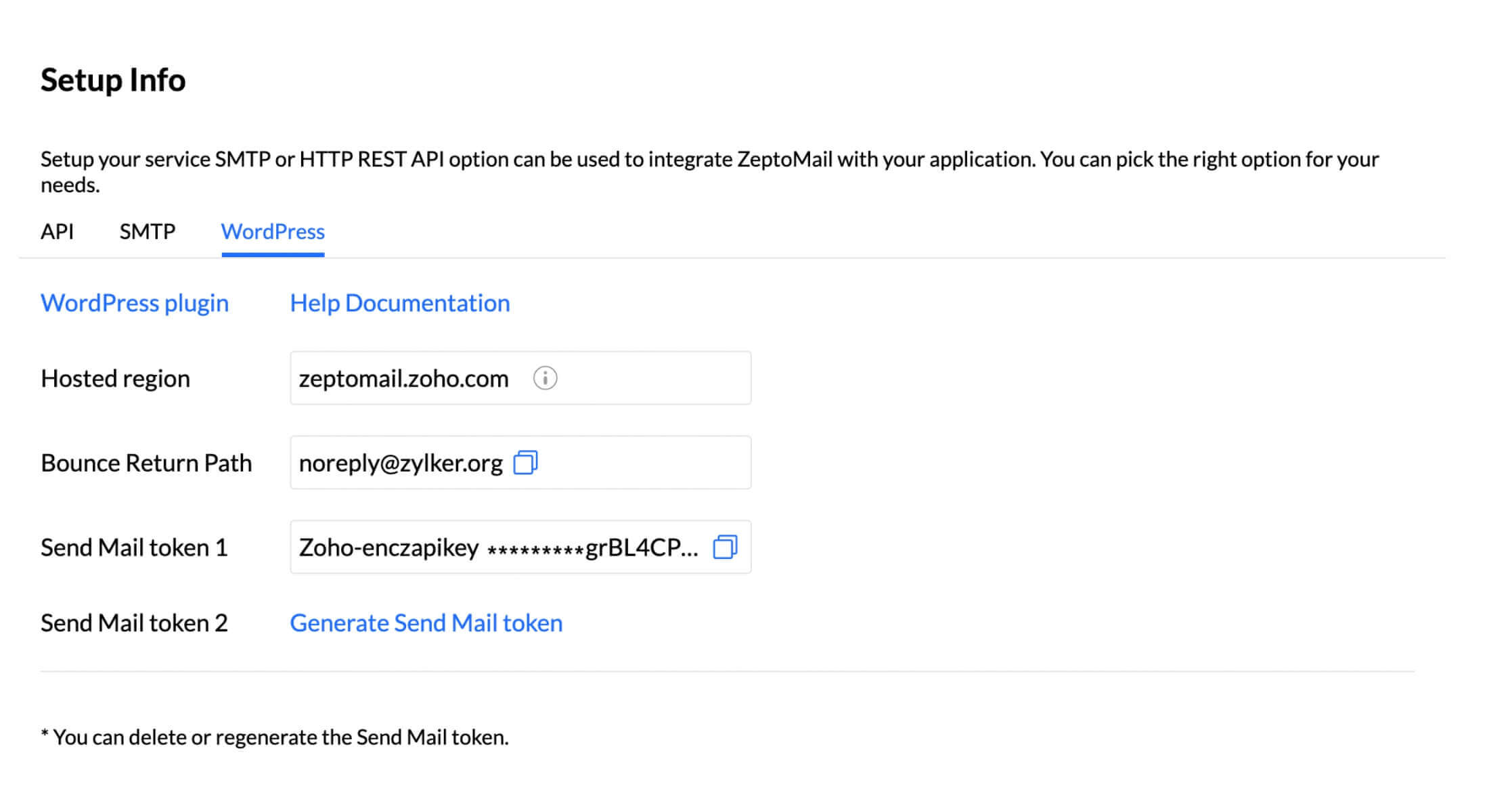 WordPress Plugin for ZeptoMail
