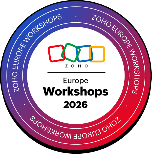 Zoho Europe Workshop Badge