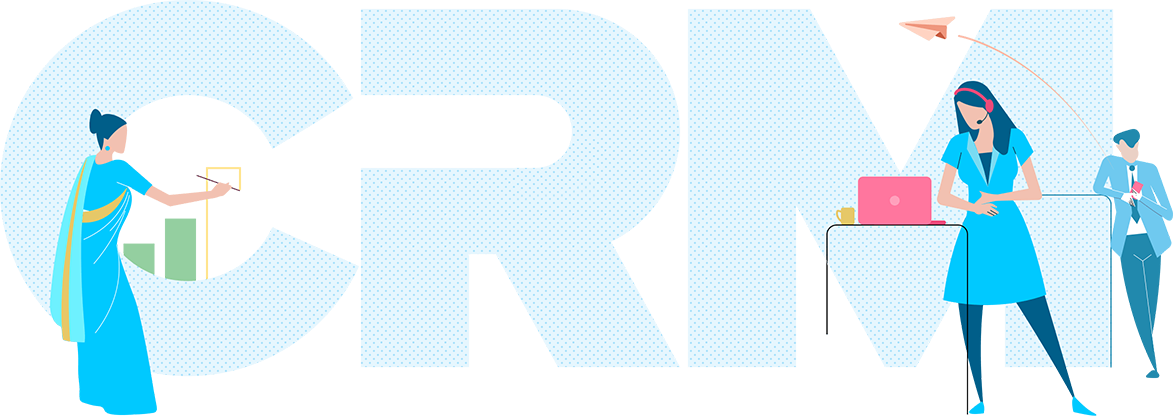 CRM banner Illustration