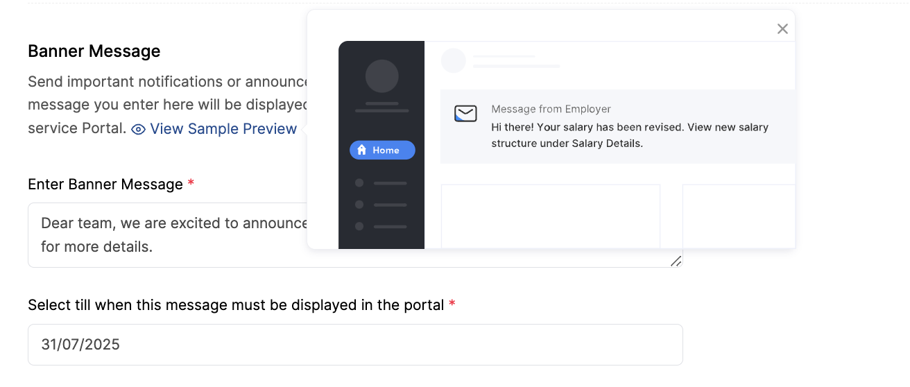 Portal Settings
