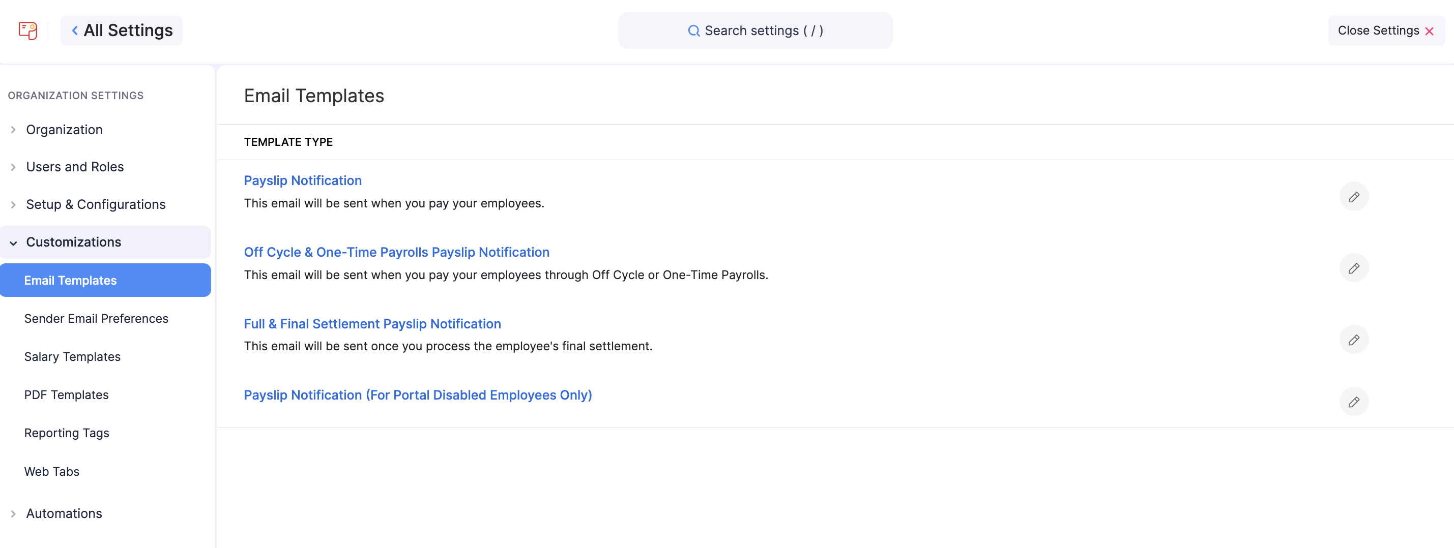 Email Templates