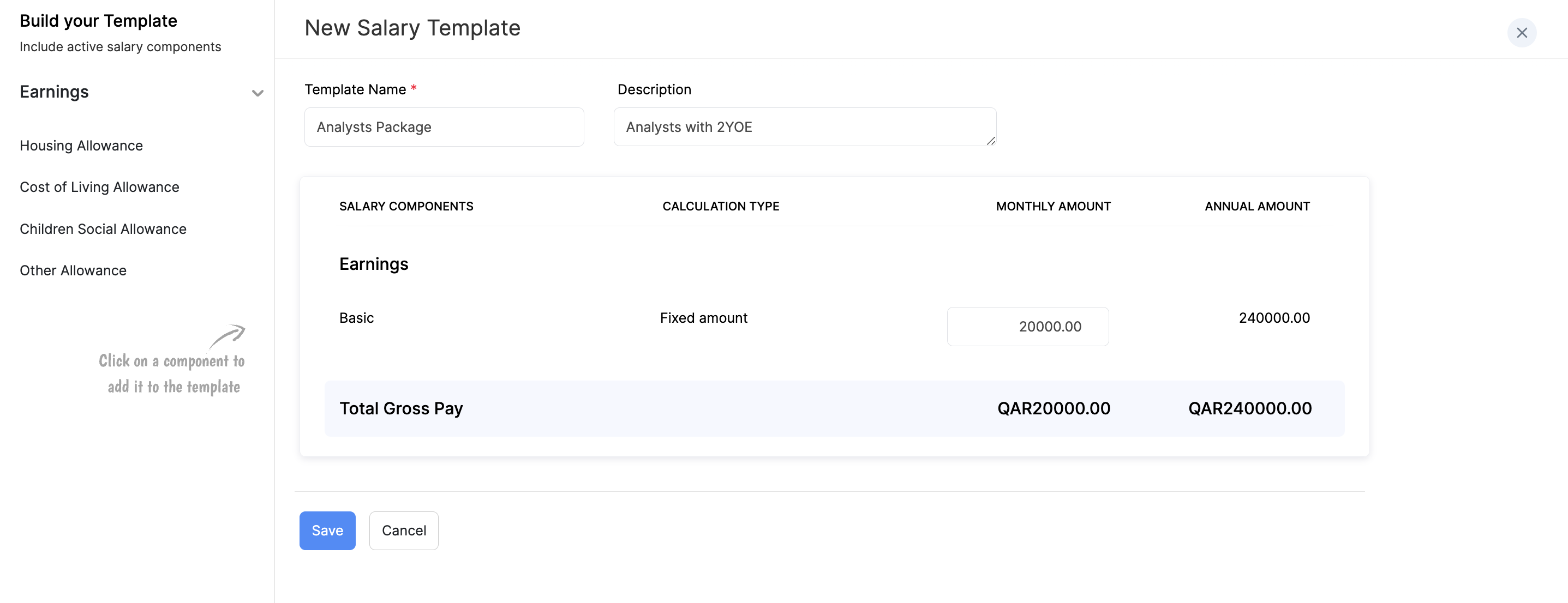 Salary Templates