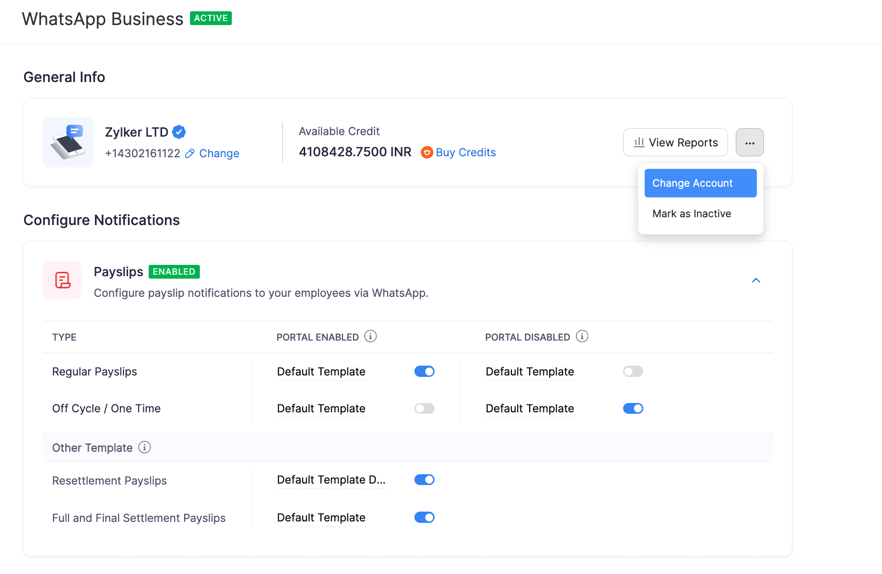 Zoho Payroll