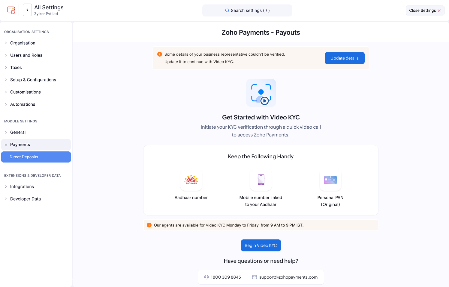 Zoho Payroll