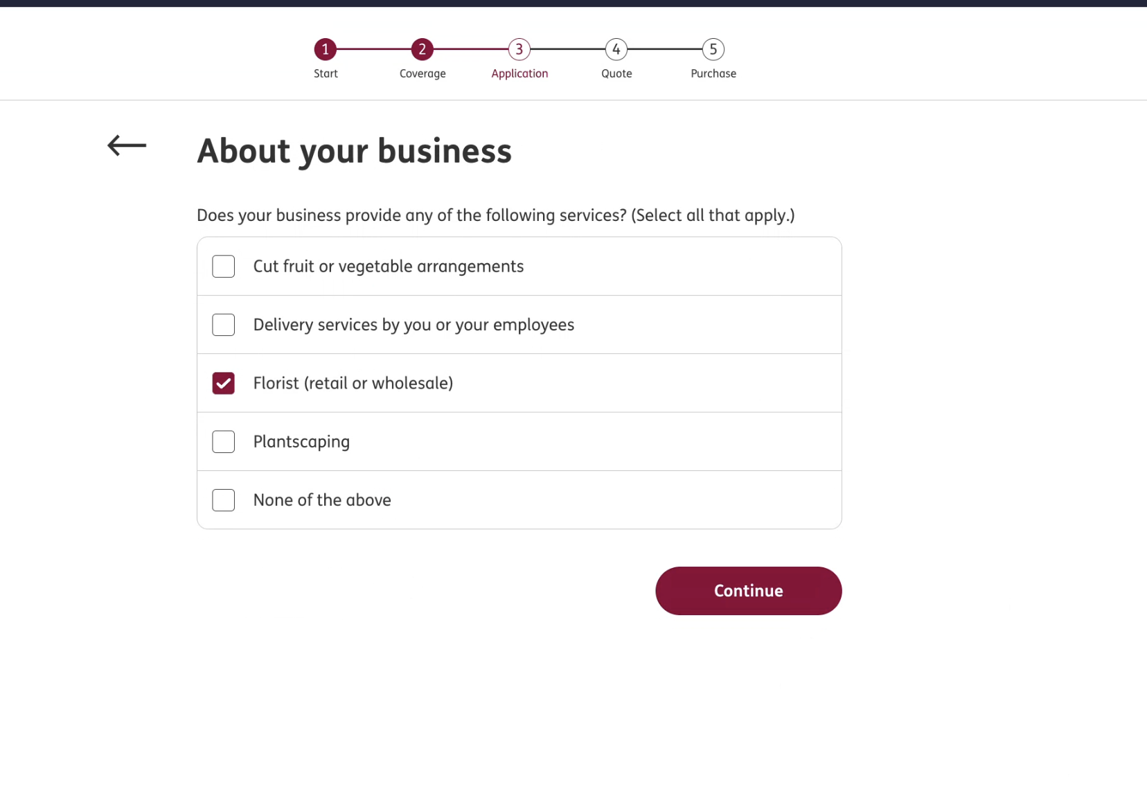 Business services