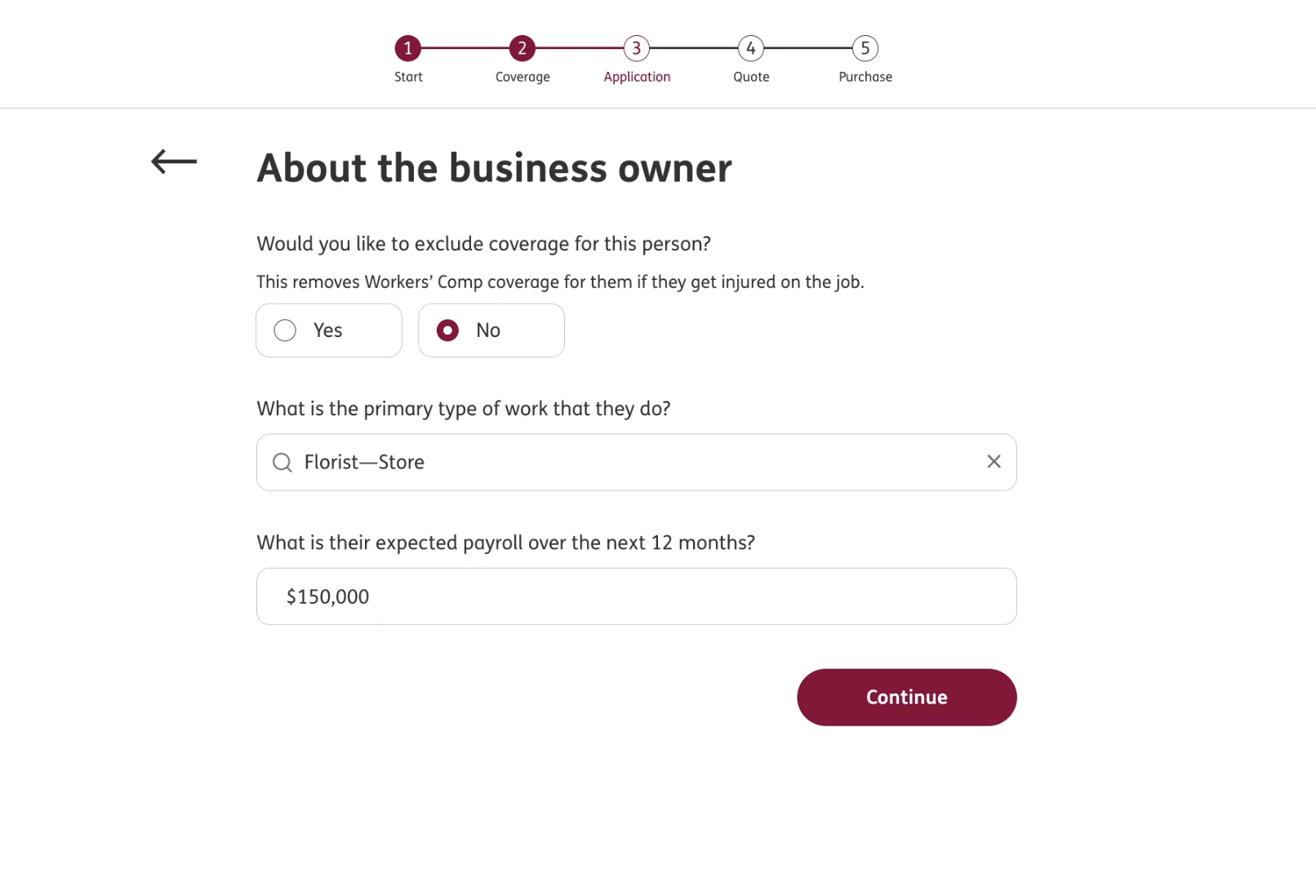 Owner coverage and payroll