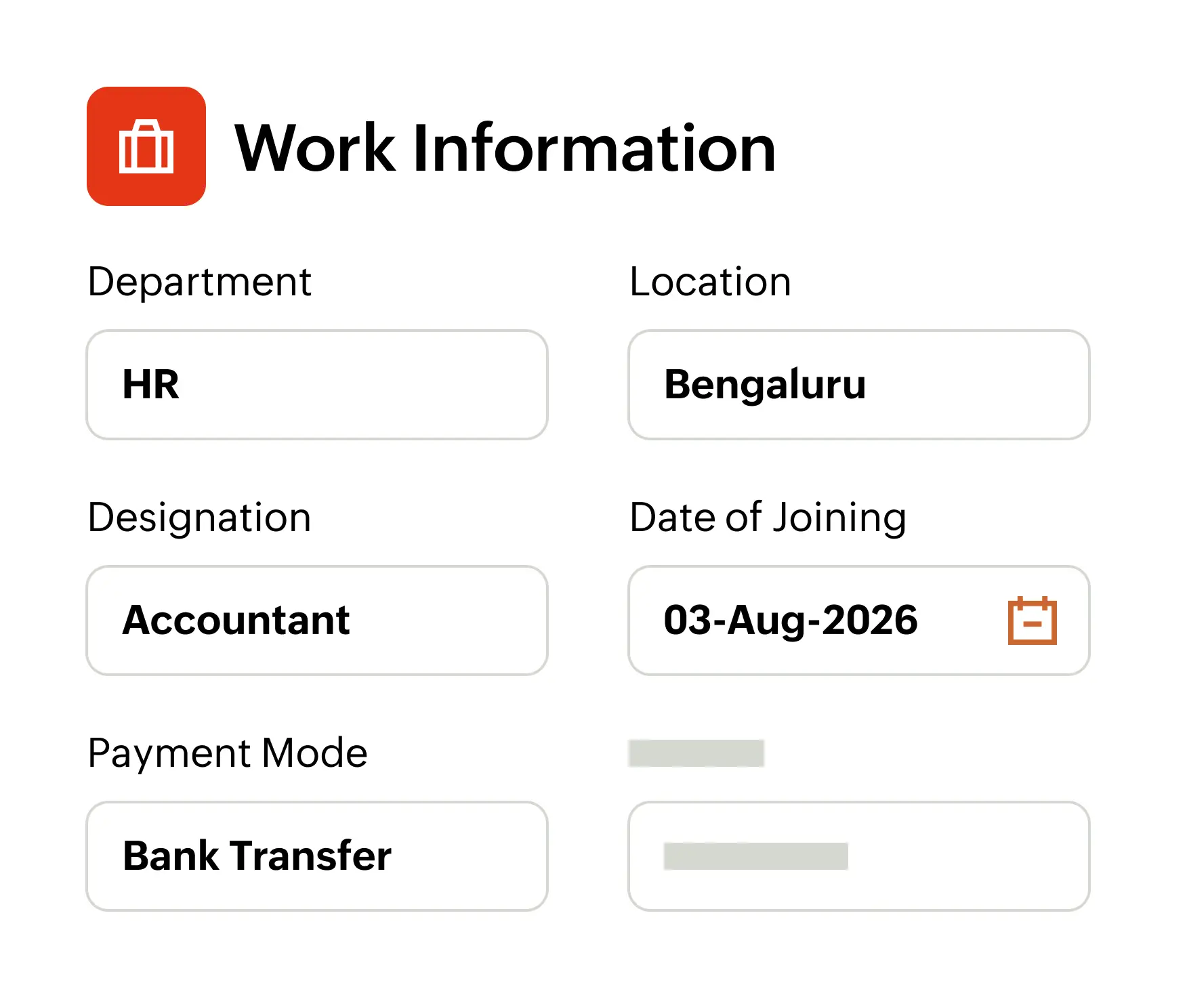 Calculate payroll based on DOJ
