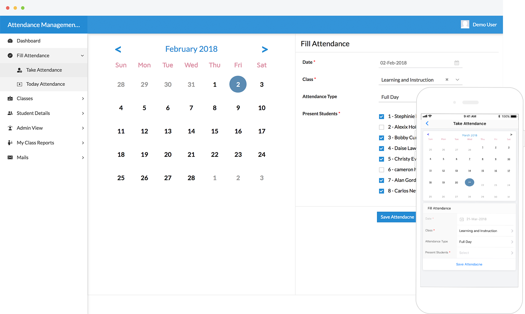 Attendance-management-report