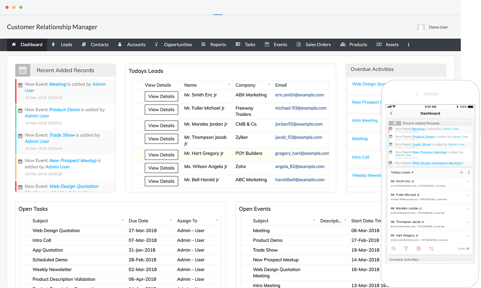 CRM-dashboard