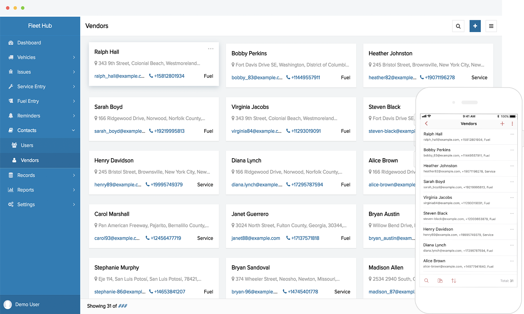 Free fleet management software  Customizable fleet management app Throughout Fleet Report Template