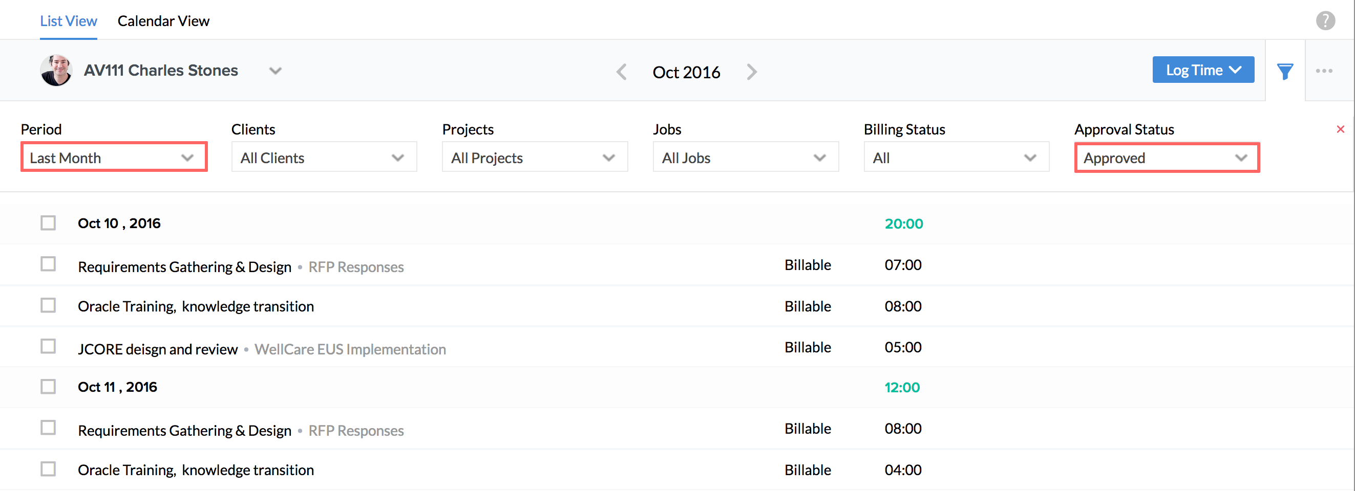 time tracker time logs zoho how to make a time log