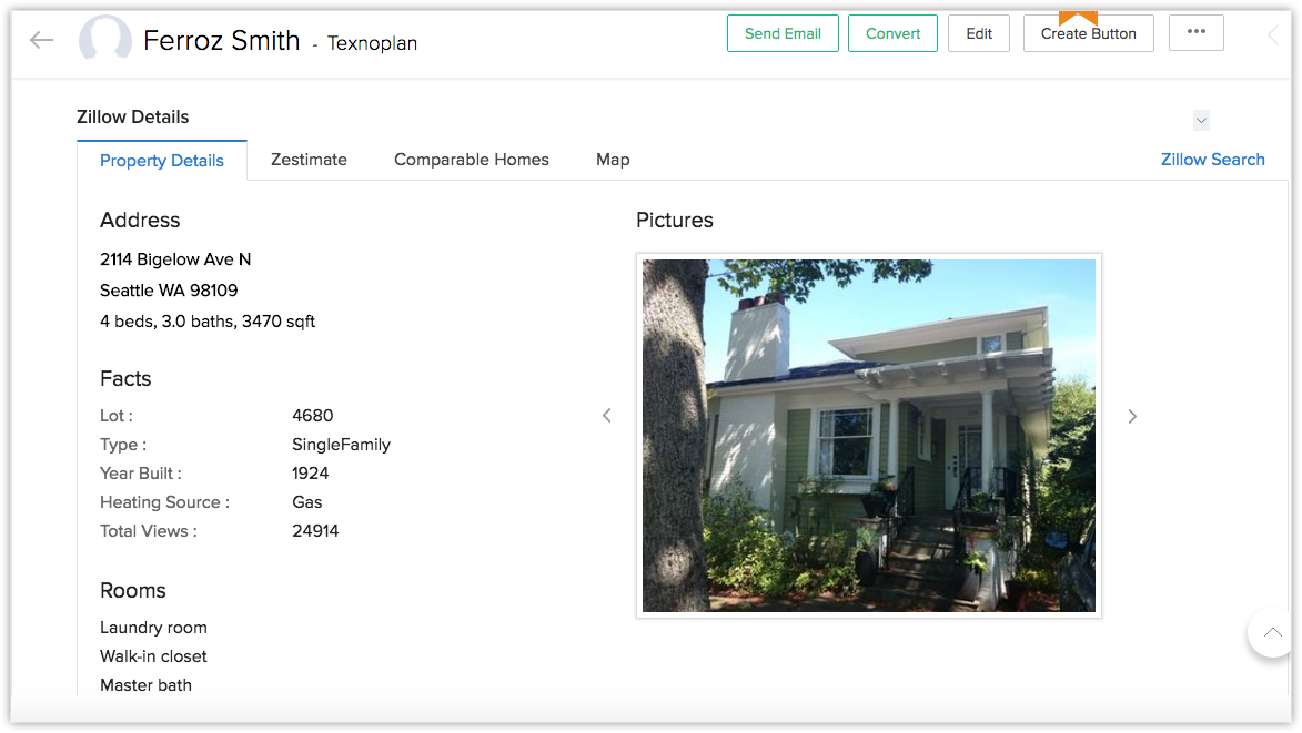 Building A Zillow Extension Zoho Developer Help