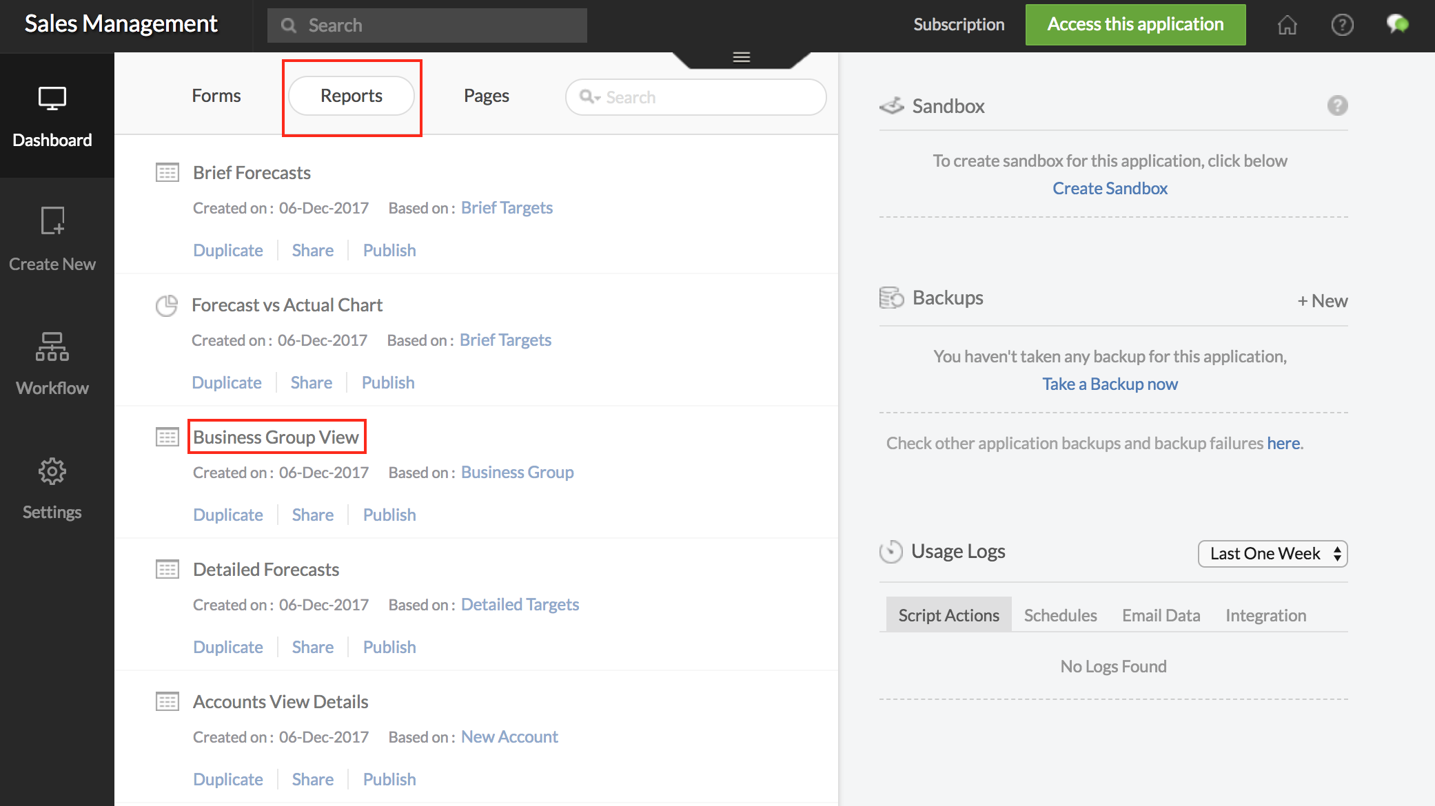 migration guide for reports zoho access reports