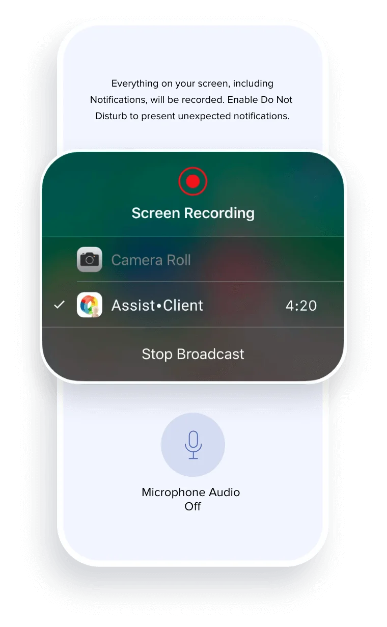 Remote access iPhone - Zoho Assist