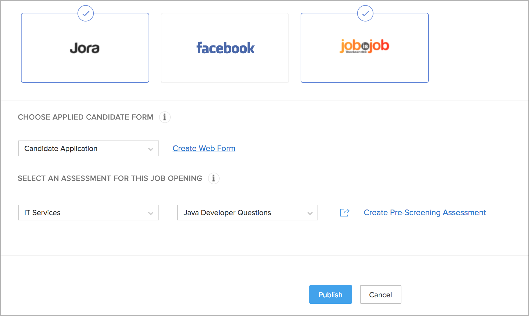 pre screening assessments online help zoho recruit prescreening questions