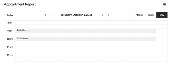calendar report day by day calendar
