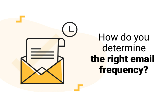 How do you determine the right email frequency?