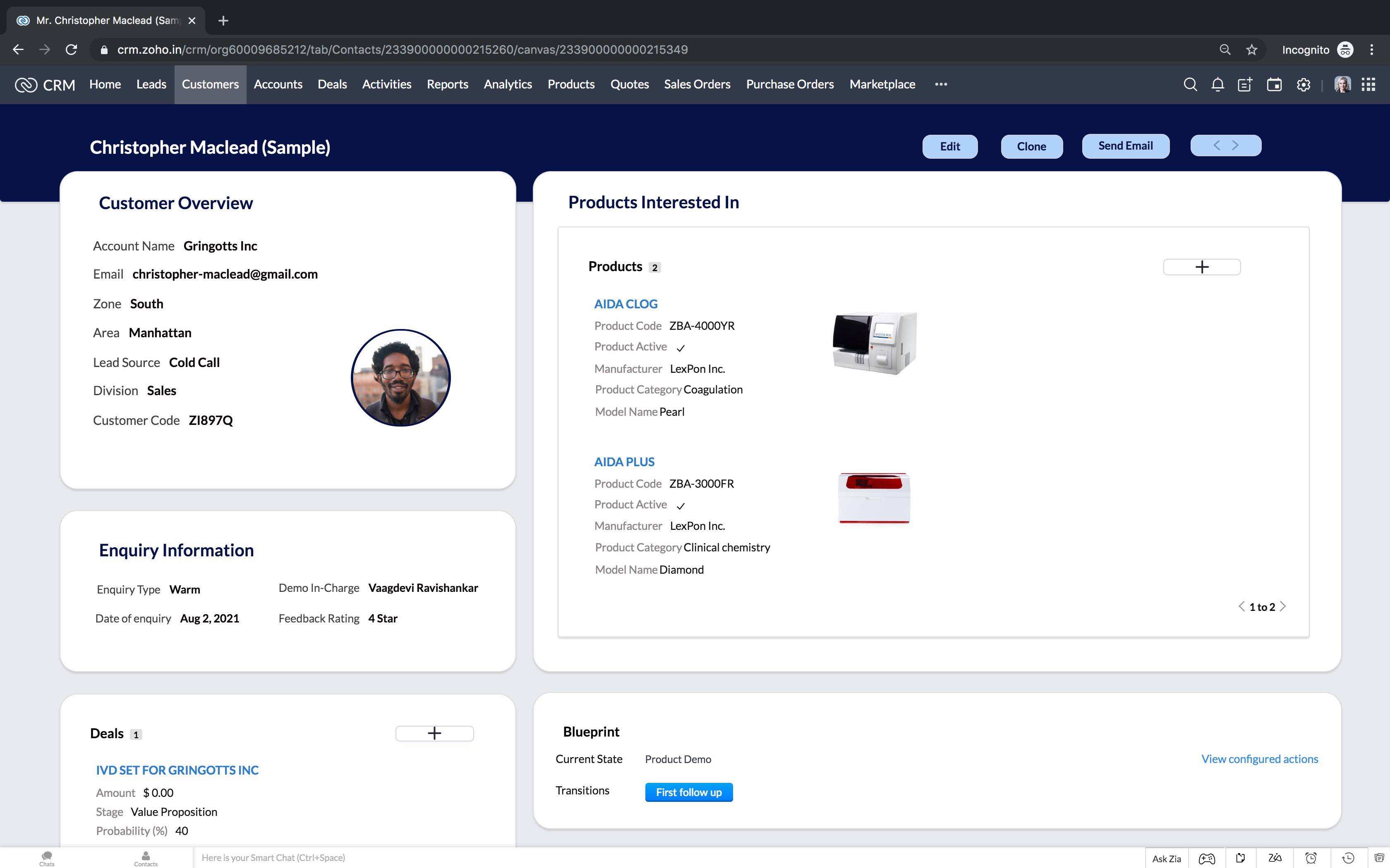 Canvas For Healthcare Tutorial Zoho CRM