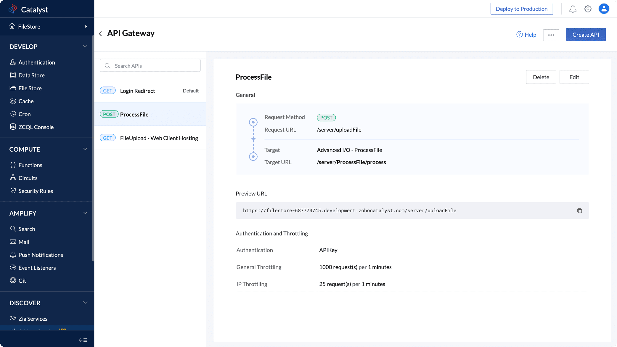 Catalyst API Gateway API Gateway for Serverless Applications