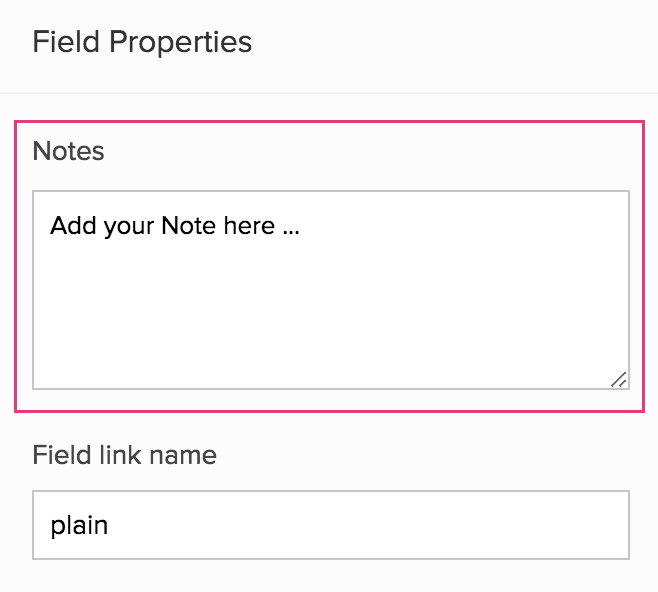 Set Notes for Add Notes Field  Zoho Creator Help